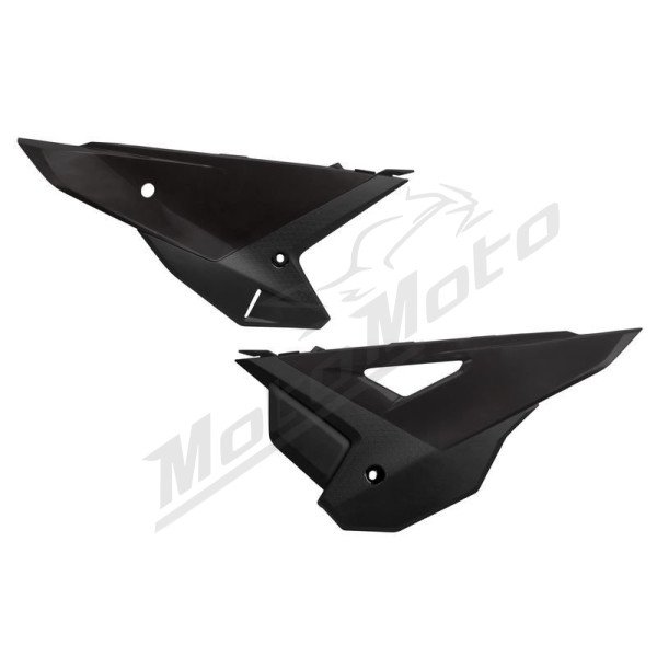 UFO Juodi šoniniai plastikai Honda CRF 250-450cc 21-25