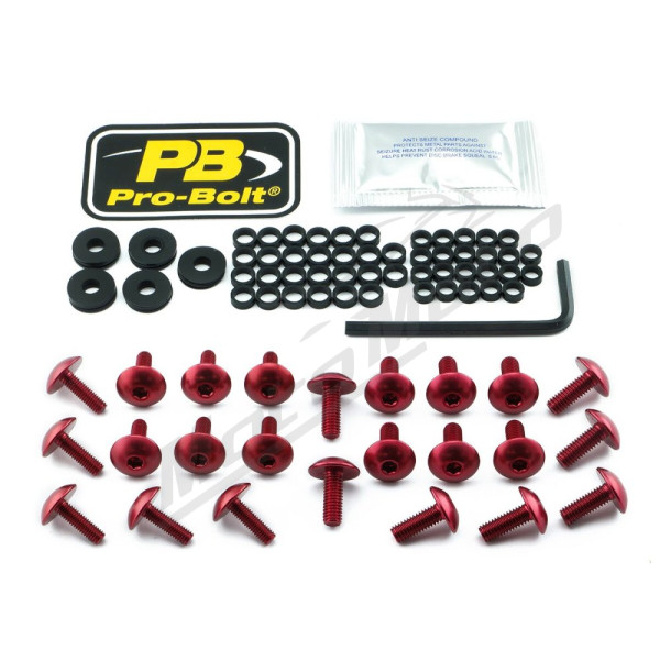 PRO BOLT Aluminium Fairing Bolt Kit for Kawasaki ZX-6 600cc 09-12