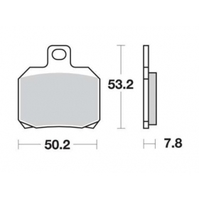 BRAKE PADS MCB700