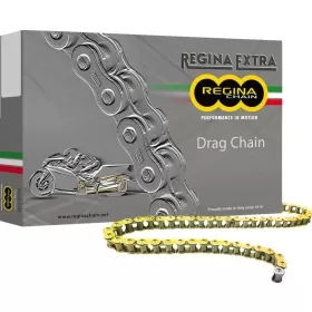 REGINA 530 DR Extra Drag Racing Chain 160 Links Gold