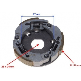 Clutch standart YAMAHA / MBK / MALAGUTI / APRILIA 50cc Ø110