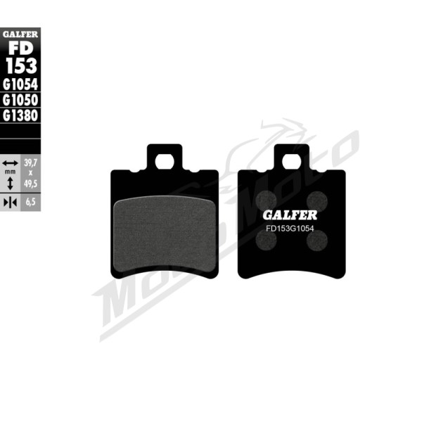 GALFER Semi-Metallic Brake Pads Aprilia / Benelli / Beta / CPI / Generic / Gilera / Honda / Italjet / Keeway / Malaguti / MBK / Yamaha 50-150cc 91-20