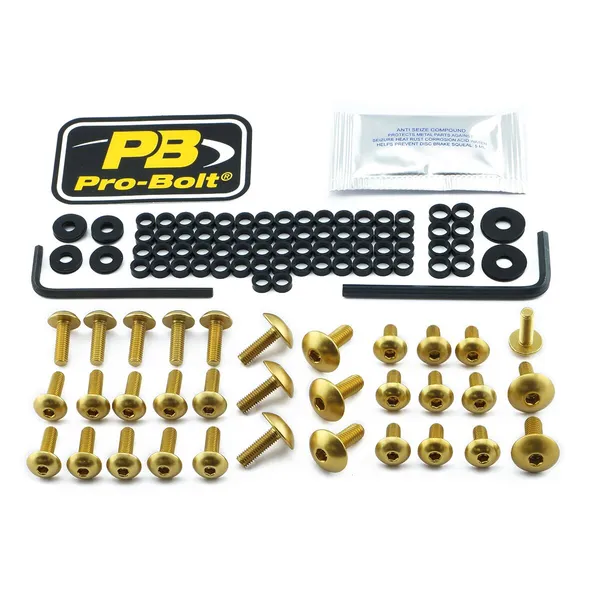 PRO BOLT Aluminium Fairing Bolt Kit for Ducati Panigale 959cc 16-19