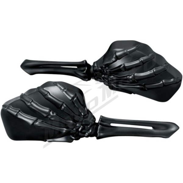 KURYAKYN Skeleton  Universal Black Mirrors 2pcs