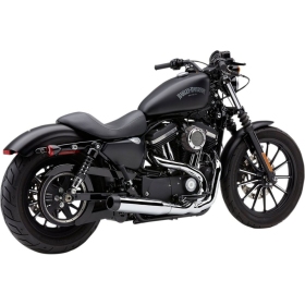 COBRA 2-into-1 El Diablo Exhaust System Chrome Harley Davidson XL 883-1200cc 07-13