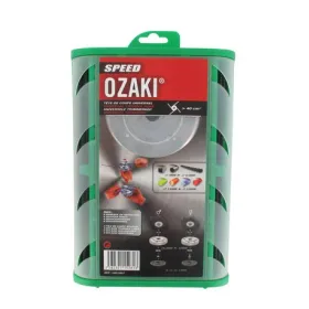 Ozaki Speed Trimmer head, Aluminium, 4-lines, Nylsaw-line (inc. 8pcs 3mm)