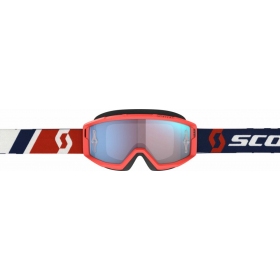 Off Road Scott Primal Red/ Blue Goggles (blue lens)