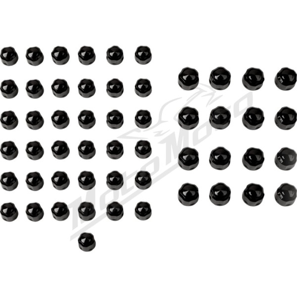 CIRO Engine Bolt Cover Caps Harley Davidson FLDE / FLFB /  FLFBS / FLH / FLHC 1750-1977cc 17-26