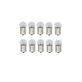 BIKEIT BA15S Clear bulbs 12V 10pcs.