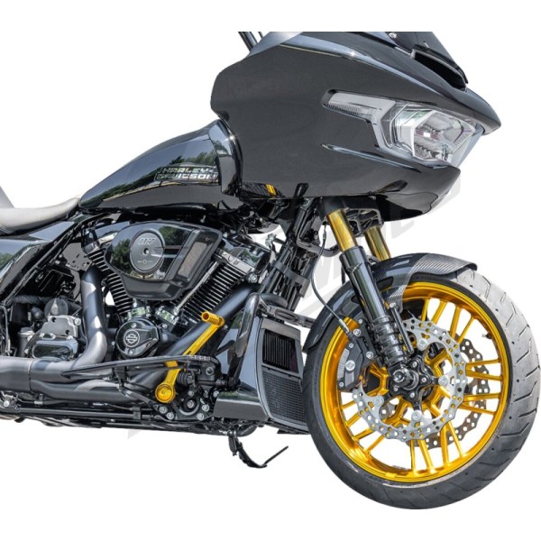 ARLEN NESS Carbon Fiber 19" Cafe Front Fender Harley Davidson FLHX / FLHXSE / FLTRX / FLTRXSE / FLTRXSTSE 1923-1977cc 23-24