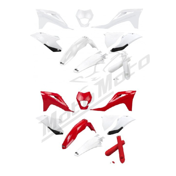 UFO Plastic set with fork guards Gas Gas EC / EC-F 250-350 21-23