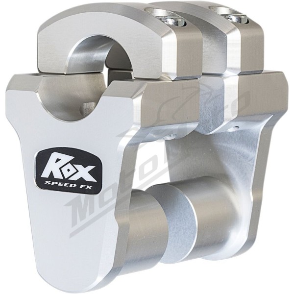 ROX SPEED FX Pivoting Handlebar Risers Bar Clamps 28,6mm Rise: 50,8mm BMW / Ducati / Honda / Kawasaki / KTM / Moto Guzzi / Triumph / Yamaha 250-1700 77-24