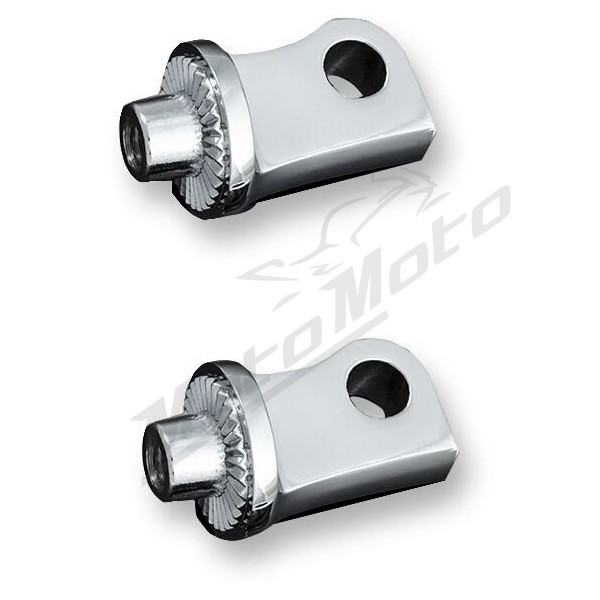 KURYAKYN Splined Footpeg Adapters Harley Davidson XL 1200 10-22