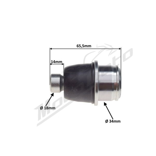 MAXTUNED LOWER BALL PIN QJMOTOR SFA1000 / SFA600 24-25