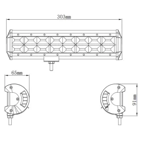 Kinwons Universal Led Bar 10-32V 192W Flood 