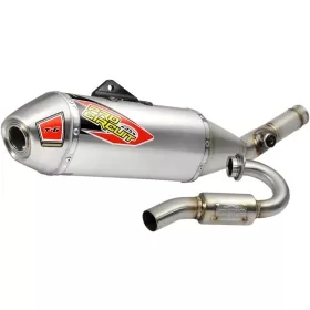 PRO CIRCUIT T-6 Exhaust System Stainless Steel/Aluminum Kawasaki KX 250F 17-19