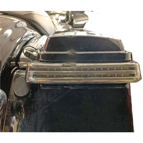 CUSTOM DYNAMICS ProBEAM® BAGZ™ LED galiniai žibintai ant krepšių Harley Davidson FLHR / FLHRC 1340-1800cc 97-13