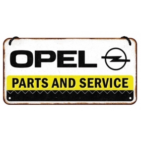  Metal tin sign OPEL PARTS & SERVICE 10x20