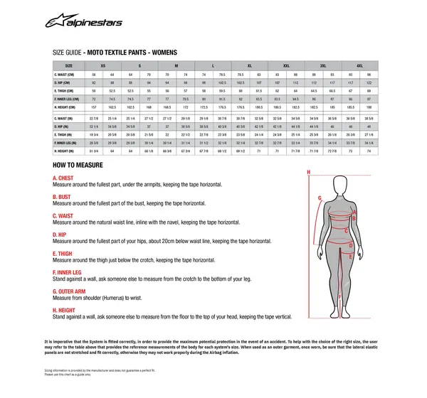 ALPINESTARS ST-1 Waterproof Woman's Pants