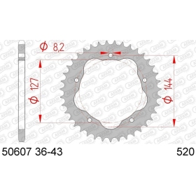 AFAM Steel Standard Rear Sprocket 520 41 teeth DUCATI 748-848cc 95-13