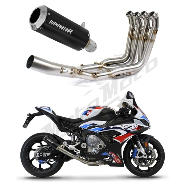 BMW S1000RR 2019-2026 Dominator Full Exhaust System GP BLACK + dB killer