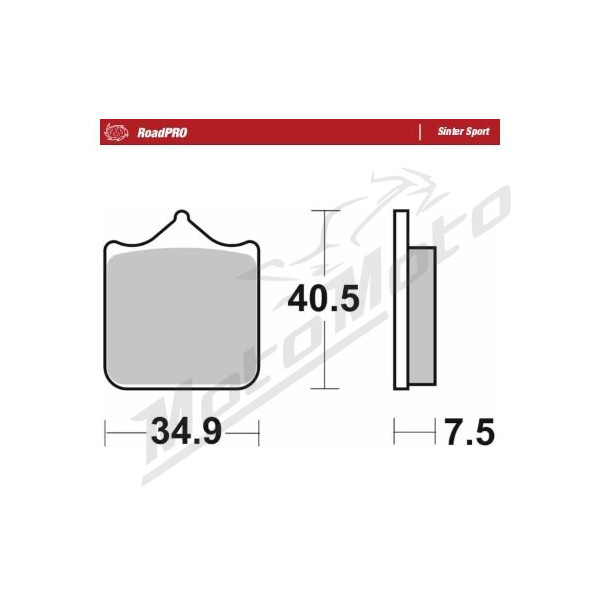 MOTO-MASTER Sinter Sport Front Brake Pads Aprilia / Benelli / Ducati / KTM / Triumph 440-1200 00-25