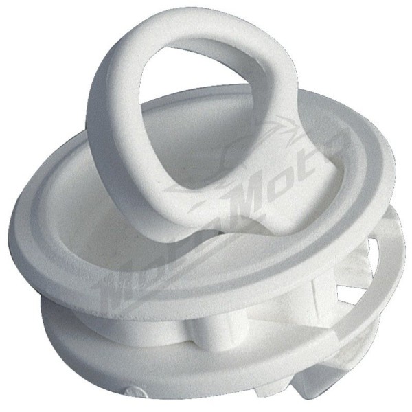 Osculati nylon flush ring pull white