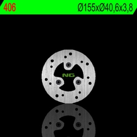 NG BRAKES 406 priekinis fiksuotas stabdžių diskas ADLY / APRILIA / FANTIC / GARELLI / GILERA / ITALJET / MBK / PEUGEOT / PGO / PIAGGIO / TGB / YAMAHA 