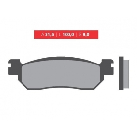 Brake pads NOVASCOOT FT3022 / MCB699 STANDARD