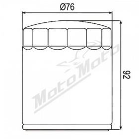 Tepalo filtras MOTOFILTRO HF171B HARLEY DAVIDSON/ BUELL 1994-2020