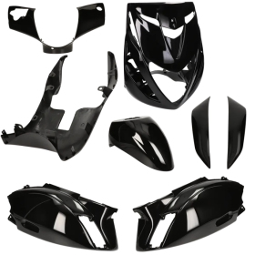 TNT Bodywork Set Metallic Black Piaggio Zip II SP2 Look 00-17