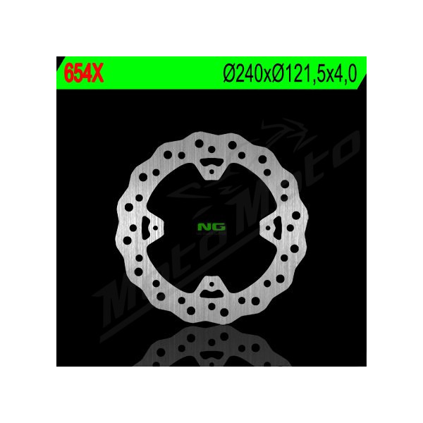 NG BRAKES Rear Wave Fixed Brake Disc 240mm HM Moto / Honda 125-450cc 95-25