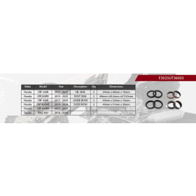 SHOWA Fork Repair Kit Honda / Suzuki 250-450cc 15-24