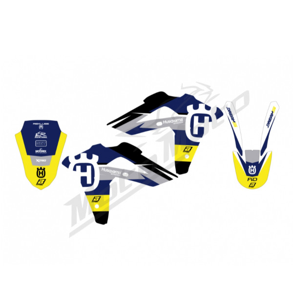 BLACKBIRD DREAM 5 STICKER SET Husqvarna TE / TC 250-510cc 05-07