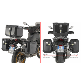 GIVI Monokey Cam Side Šoninių daiktadėžių Kove 800 X Pro 2024