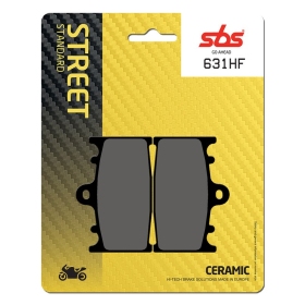Sbs stabdžių trinkelės 631HF keraminės KAWASAKI / SUZUKI