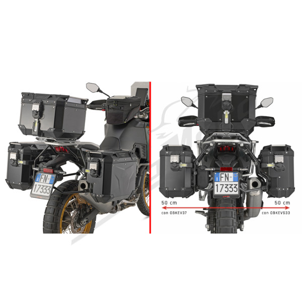 GIVI Monokey Cam Side Šoninių daiktadėžių Kove 800 X Pro 2024