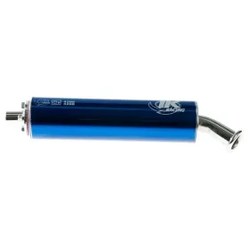 Turbo Kit Exhaust Silencer Blue (lenght 225mm) Ø60mm