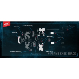 Leatt X-Frame kelio apsaugos sulenkimo stabdžių rinkinys (pora)