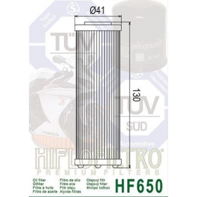 Tepalo filtras HIFLO HF650 HUSQVARNA FR/ KTM ADVENTURE/ SUPER DUKE/ SX/ SM/ RC8 450-1290cc 2003-2021