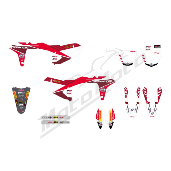 BLACKBIRD RACING FACTORY GRAFIK STICKER KIT Fantic XXF / XEF 250-450cc 24-25