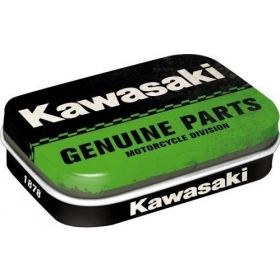 Box of mint sweets KAWASAKI GENUINE PARTS 62x41x18mm 4pcs.