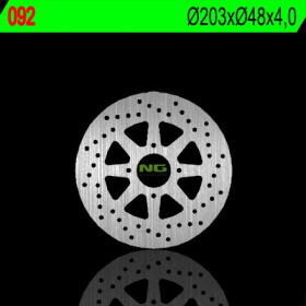 NG Rear Fixed Brake Disc 203x48x4mm Gas Gas Contact / Halley / JT / TX 250-327cc 92-98