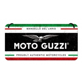 Metalinė lentelė MOTO GUZZI ITALIAN MOTORCYCLES 10x20