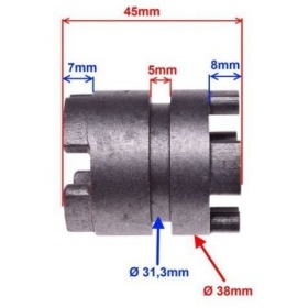 Gear shift bush ATV 250 4T