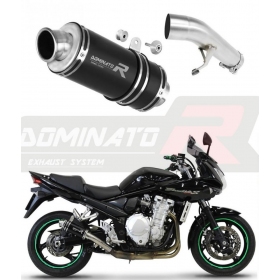 Exhaust silencer Dominator GP1 BLACK SUZUKI GSF 1250 N / S BANDIT 2007-2016