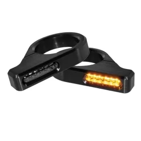HEINZ BIKES ZC-Line Classic LED Turn Signals For Forks Ø54/56mm Harley Davidson FXDLS 1800 2016