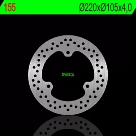 NG BRAKES 155 Front Round Fixed Brake Disc HONDA SZX 50 98-01