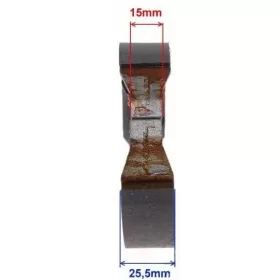 Brake shoes ROMET VIA CITY 106x25,5mm 2pcs