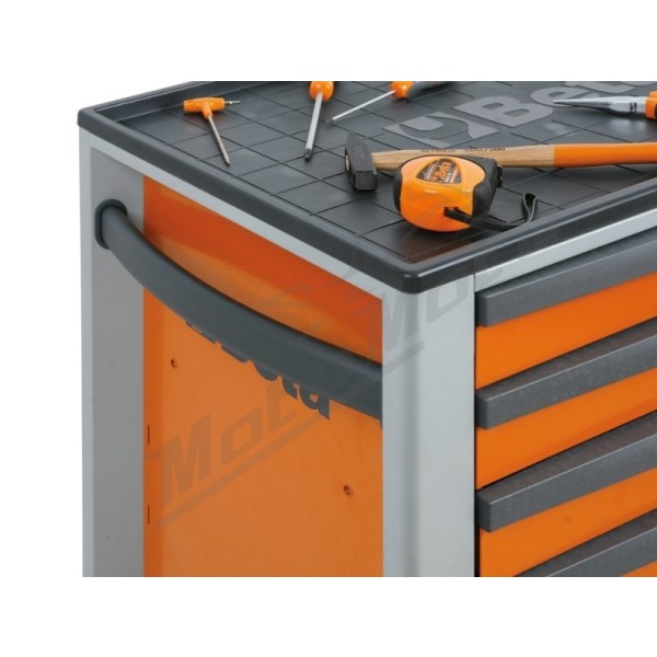BETA Mobile Roller Cab C24S with six drawers Orange